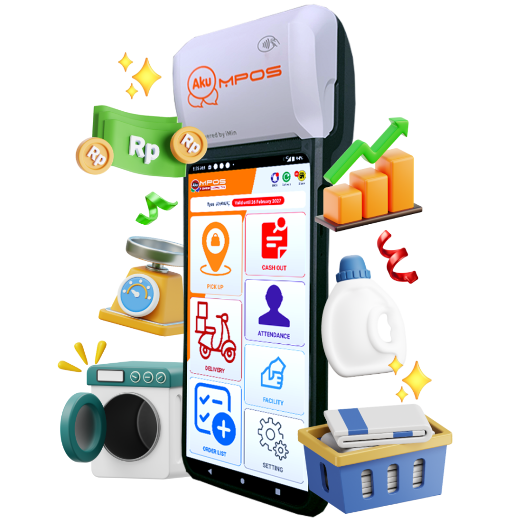 Aplikasi Laundry Gratis Terbaik No 1 di Indonesia AKUMPOS COM