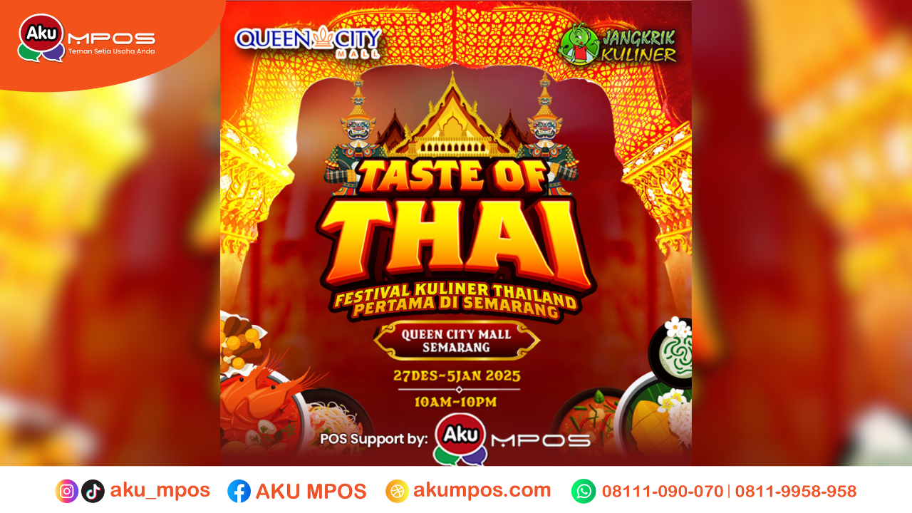 Event Kuliner Thailand di Queen City Mall Semarang. Sumber: Dokumentasi Pribadi