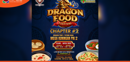 Event Kuliner Dragon Point Patung Naga Mega Kuningan PIK 2. Sumber: Dokumentasi Pribadi