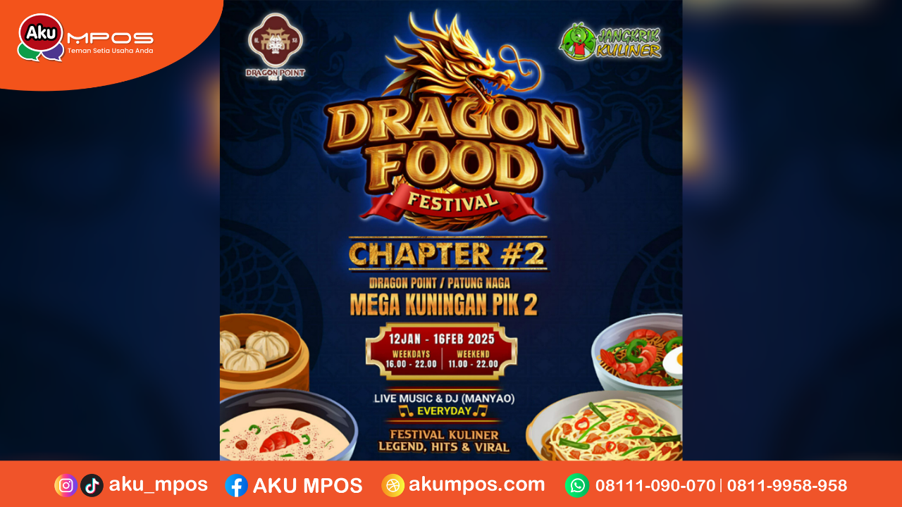 Event Kuliner Dragon Point Patung Naga Mega Kuningan PIK 2. Sumber: Dokumentasi Pribadi