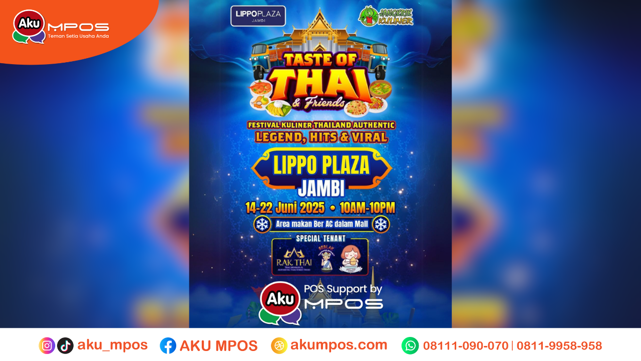 festival kuliner thailand lippo plaza jambi. Sumber: dokumentasi pribadi