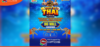 Festival Makanan Thailand Samarinda Big Mall. Sumber: dokumentasi pribadi