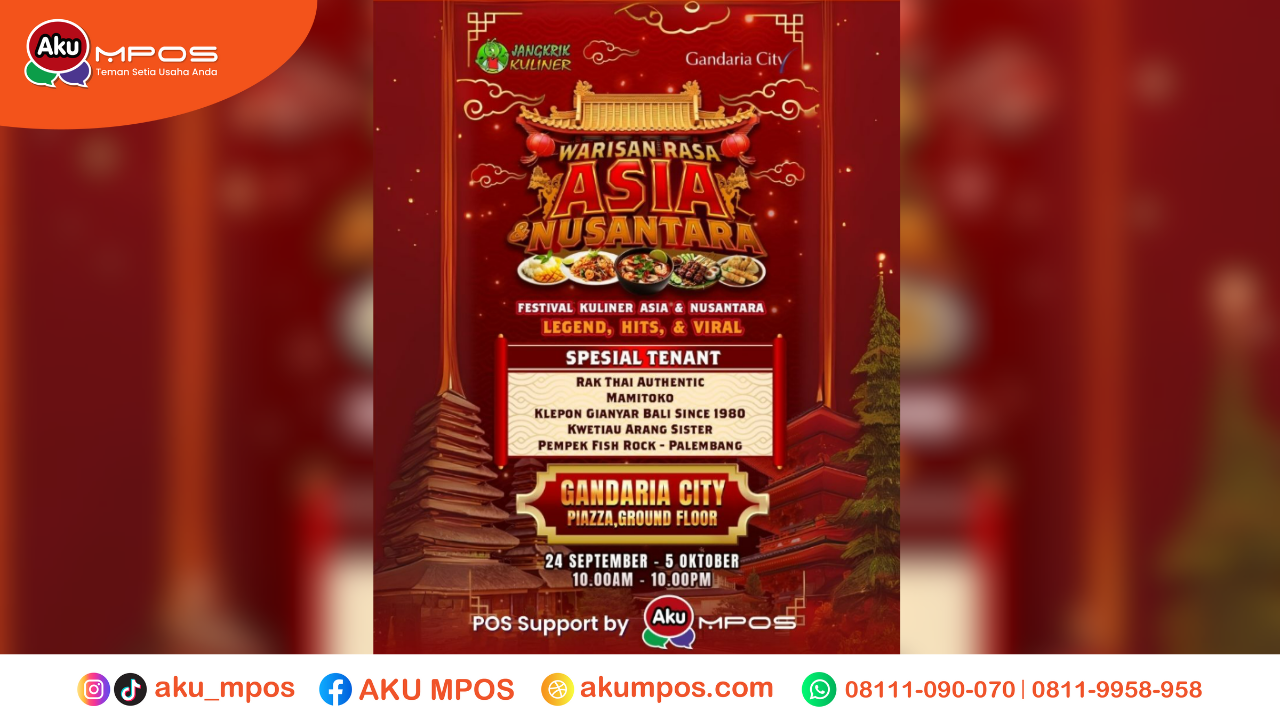 Event Kuliner Gandaria City Piazza by Jangkrik Kuliner. Sumber: Dokumentasi Pribadi