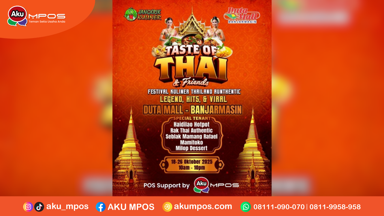 Festival Makanan Viral Thailand Banjarmasin. Sumber: Dokumentasi Pribadi
