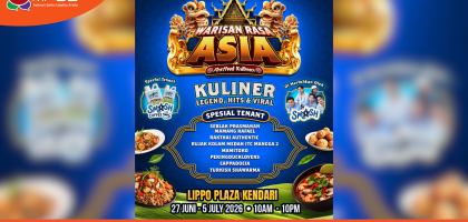 festival kuliner lippo kendari. Sumber: Dokumentasi Pribadi